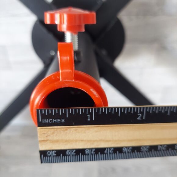 Artificial Christmas Tree Stand 1" 1.25" Or 1.5" Pole Sturdy Metal Folds Easy - Picture 6 of 16